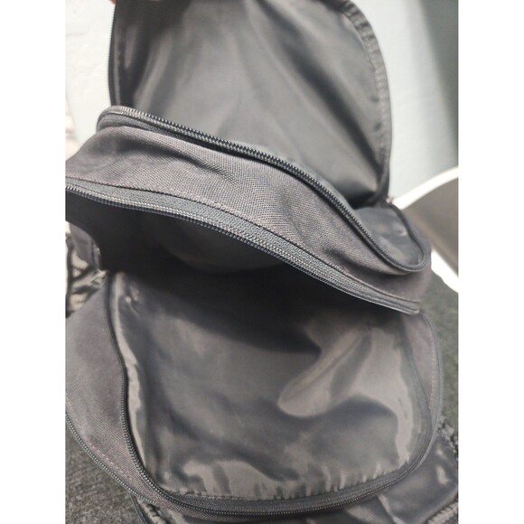 Adidas retro logo 3 Stripe Backpack in Navy - Picture 8 of 12